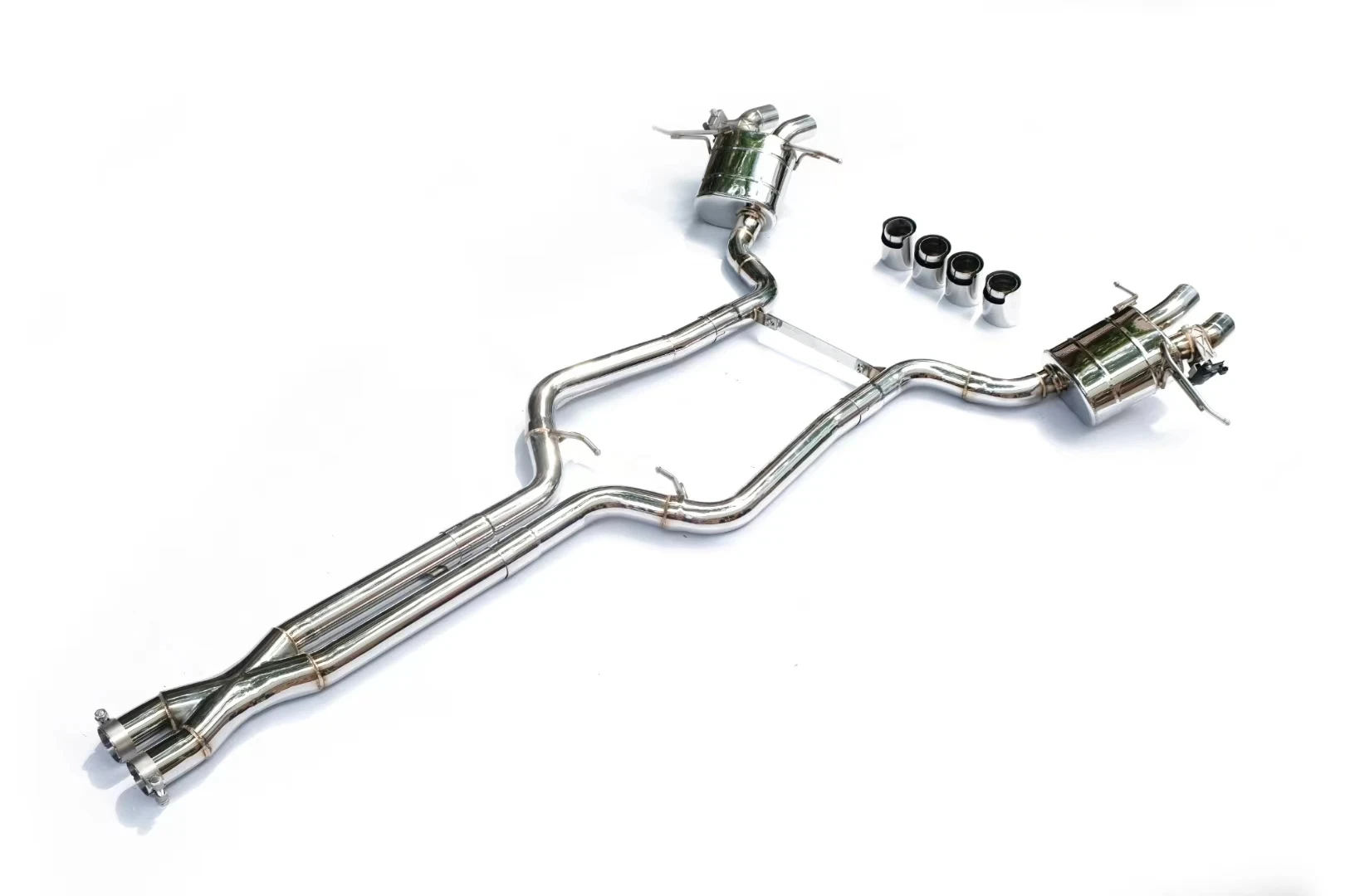 CBNT Valvetronic Exhaust Catback for Maserati Gran Turismo GT 4.7L 2008-2024 High Quality SS304 Exhaust Pipe with Valve Muffler