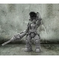 1:35 Scale Die-casting Resin Model Resin Modern Mechanical Portrait White Model Free Shipping