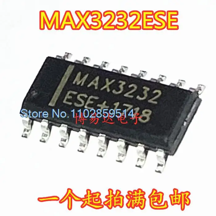 

10PCS/LOT MAX3232 MAX3232CSE MAX3232ESE SOP16 RS-232