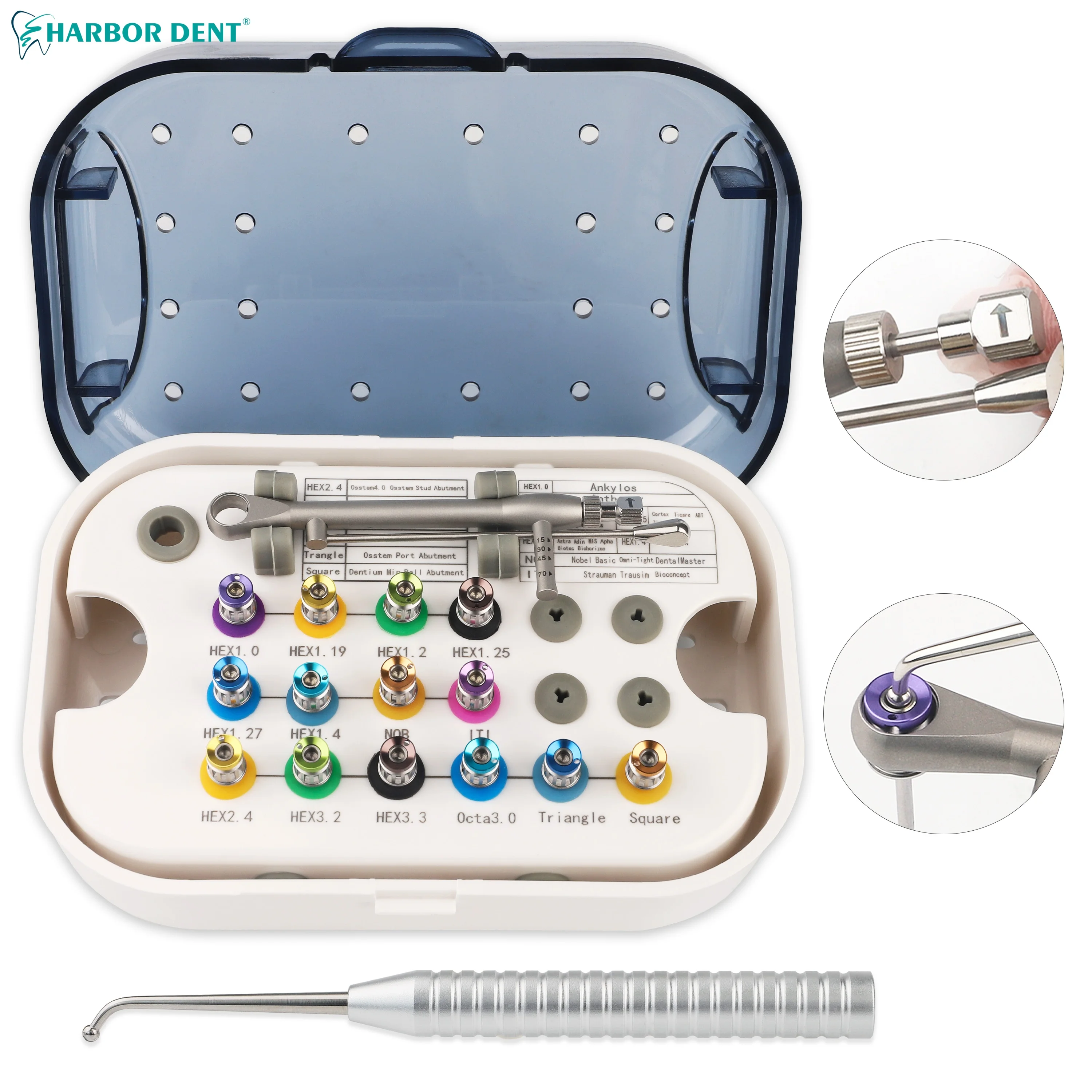 HARBOR Dental Implant Accessories Dentist Used Torque Wrench Screw Drivers Dentistry Consumables Restoration Tools Screwdrivers