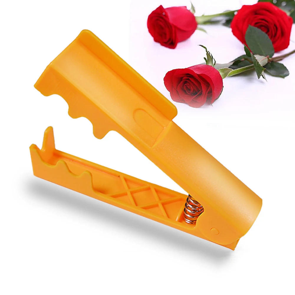 Garden Florist Metal Gardon Flower Rose Thorn Stem Leaf Stripper Safety Rose Plier Magnolia Removing Burrs Garden Tool