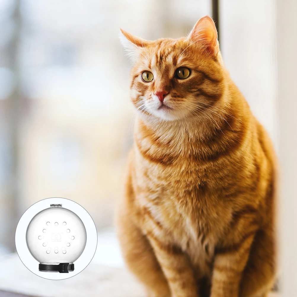 

1pc Anti-Bite Cat Head Cover Transparent Protective Collar Outdoor Wearable Pet Supplies Decorative Breathable Muzzle Safety