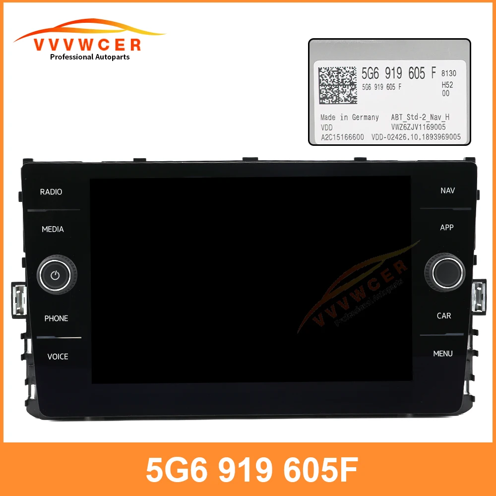 8 pollici 5 g6 919 605B Display Touch Screen per VW MK7 Golf 7 Passat B8 Polo Mk6 Discovery Multi-media 5 g6 919 605F