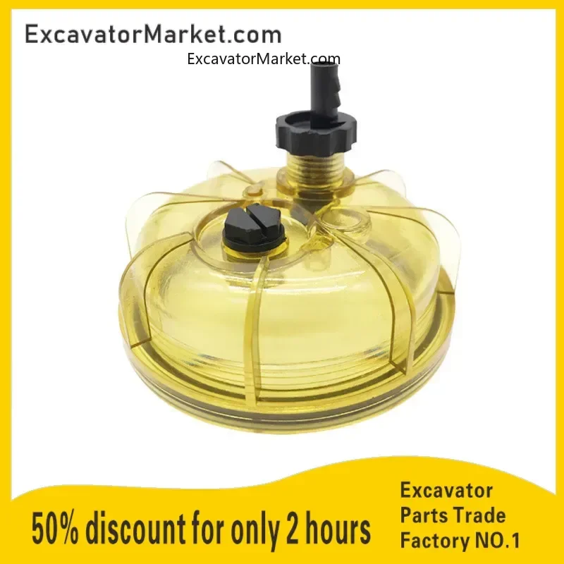 

excavator R90T R90P R60T/P diesel oil-water separator filter cup FS19532 transparent cup maintenance filter element parts