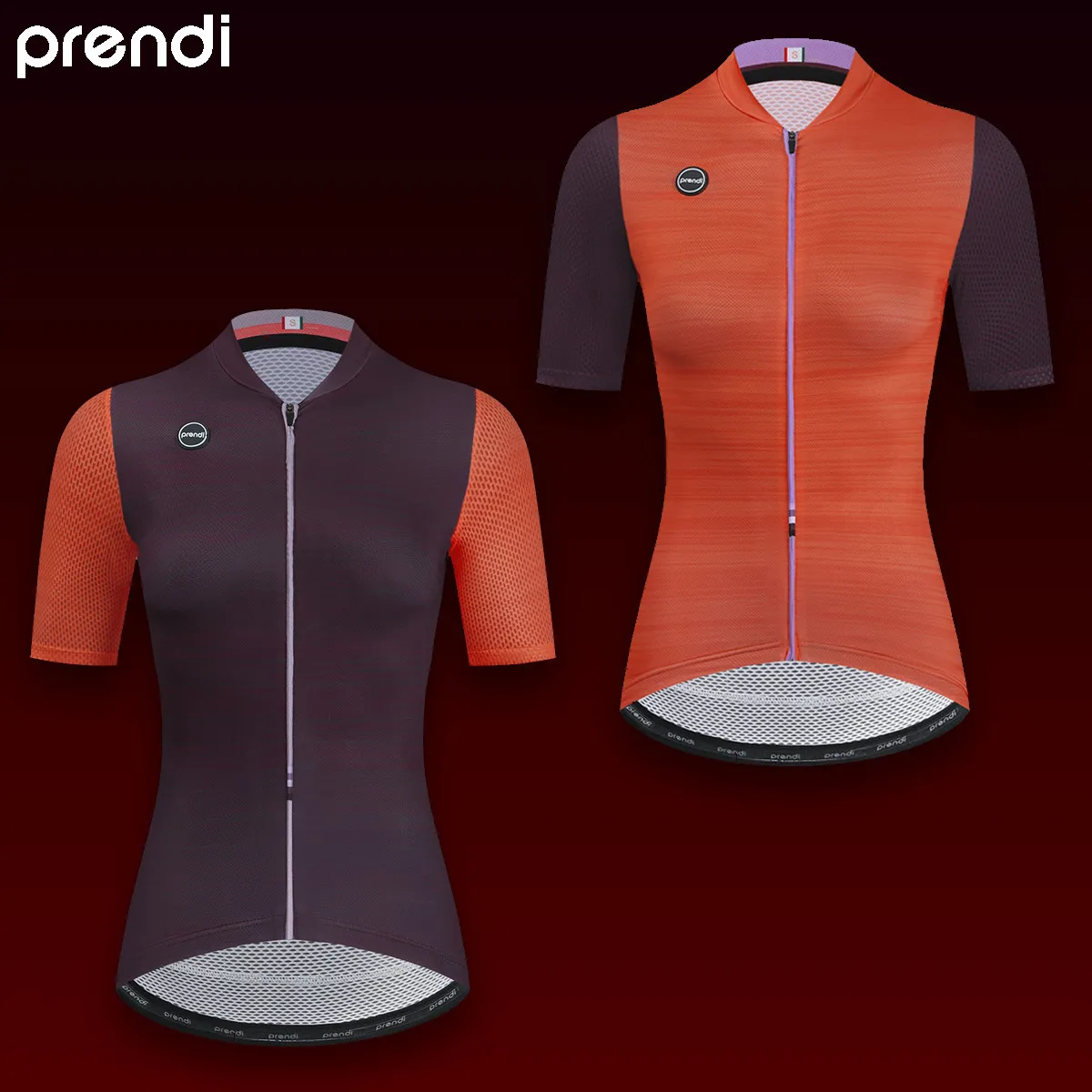 

PRENDI New Women Cycling Jersey Short Sleeve Summer 2022 Lady Bicycle Clothing Breathable Female Outdoor Sports Bike Wear