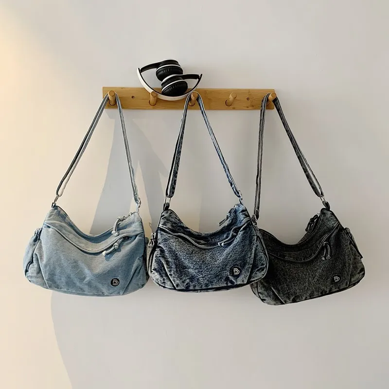 

New Nylon Crossbody Bag for Women - Lightweight Canvas Shoulder Purse, Stylish & Versatile Small Handbag, Multi-Color Mom Tote