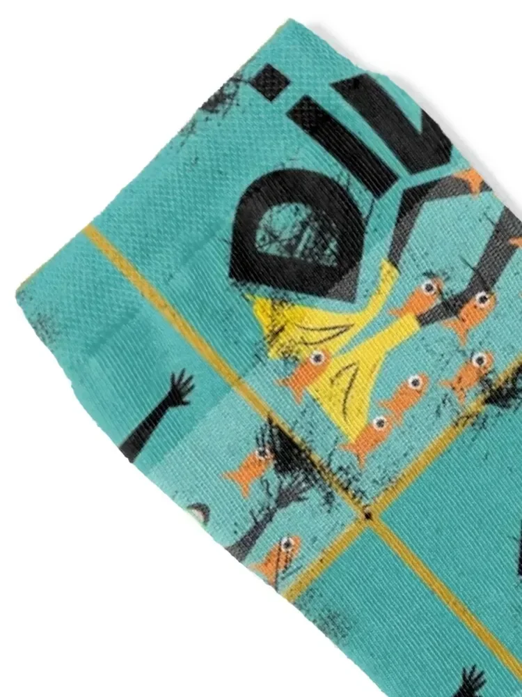 Scuba Diver, Dive! (Distressed style) Socks professional running custom Socks Girl Men's