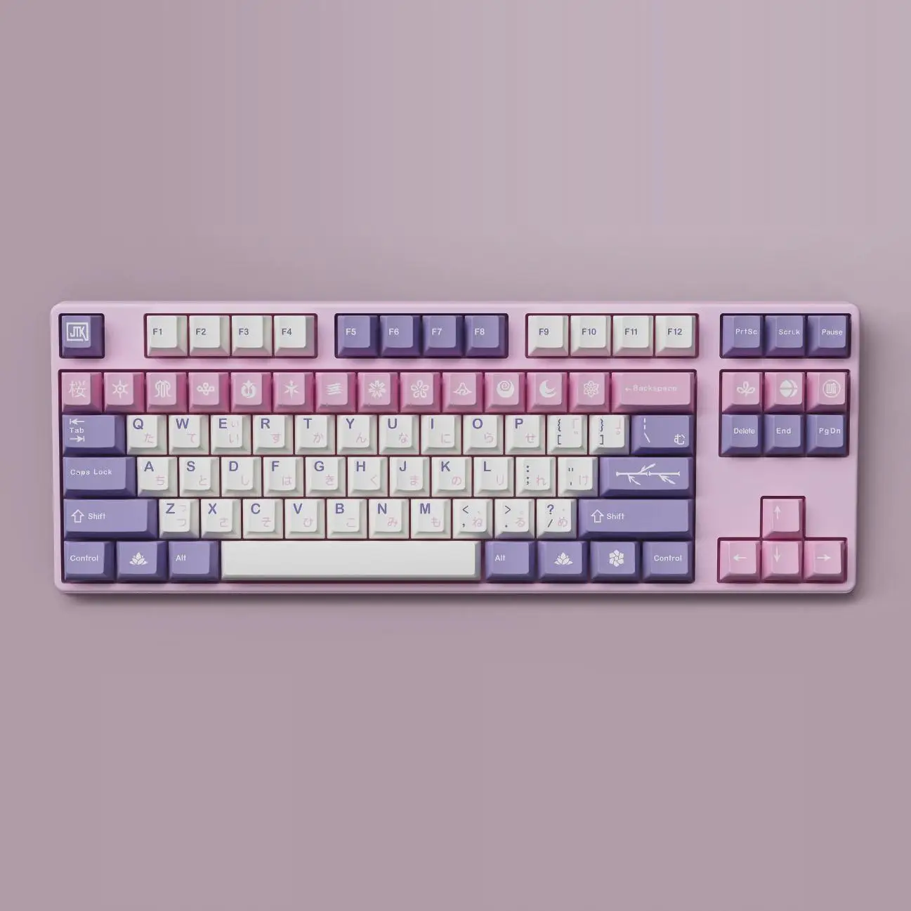 Hanami/Mei Mi three-color keycaps and personalized keycaps cute DIY two-dimensional element