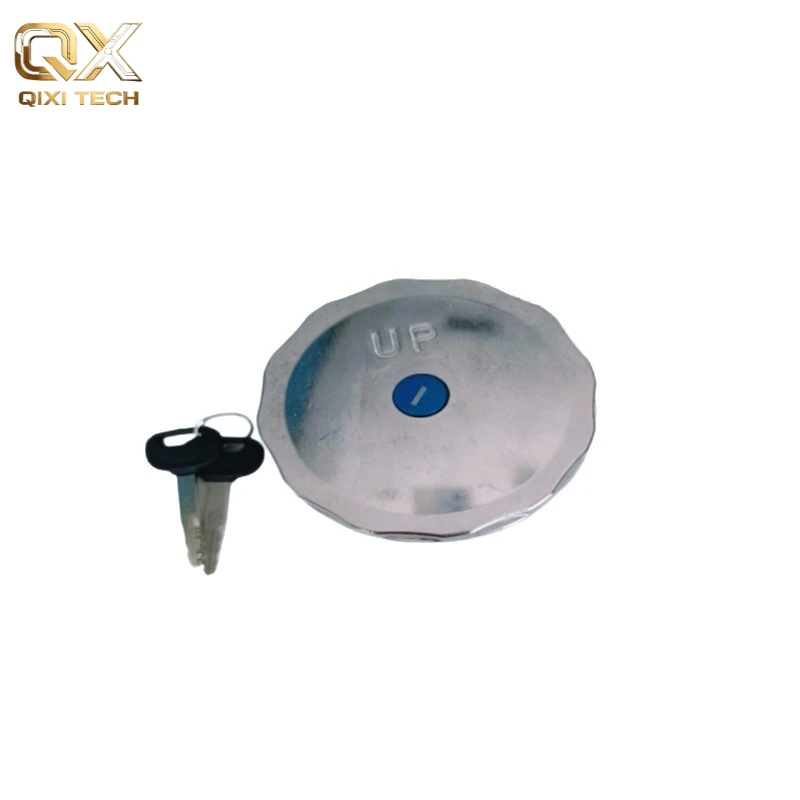 Aluminum Fuel Tank Cap 125-77mm, Lockable Replacement Cap for HINO 500 700 Series Heavy Trucks