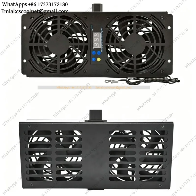 1pcs Cabinet Fan Unit Intelligent Temperature Control Speed Regulation Energy Saving Noise Reduction Exhaust Cooling Fan Module