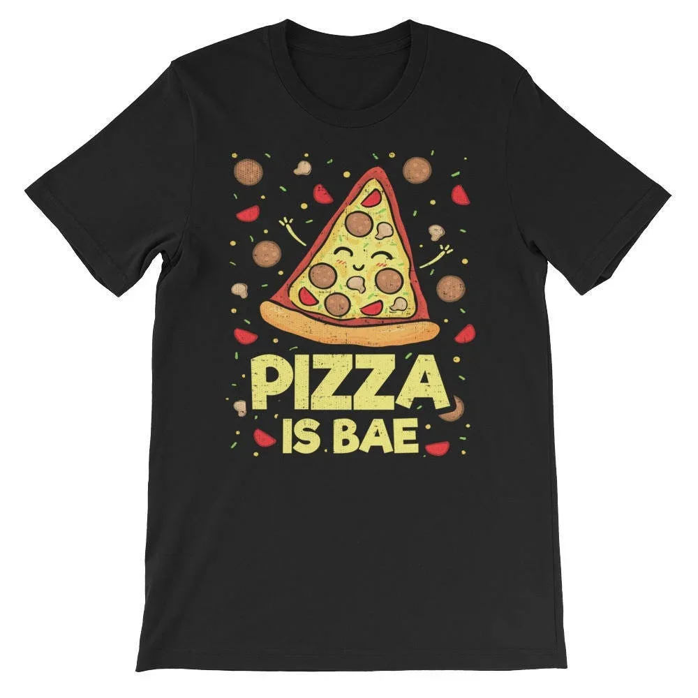 Funny Pizza T Shirt Lover Carbs Bulking Cartoon Cute Kawaii Anime Manga Lovers Is Bae