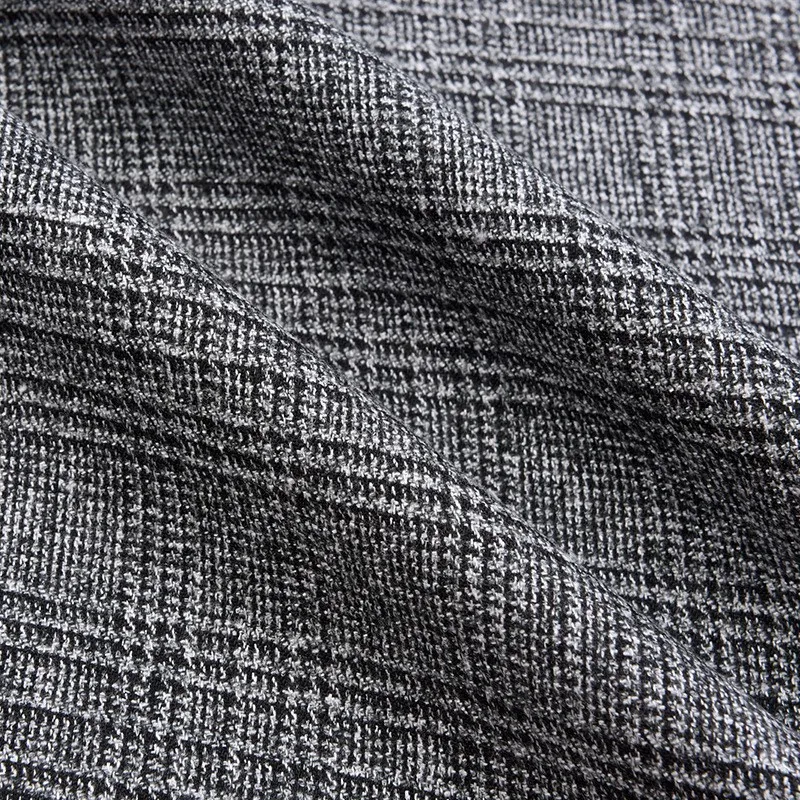 

Wool-like fabric thousand-check imitation windbreaker and suit pants