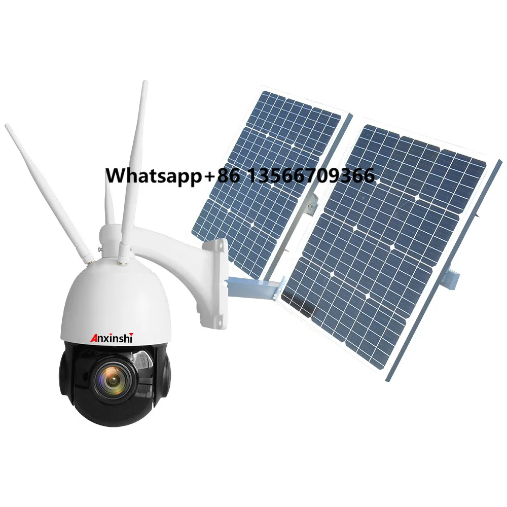 

Anxinshi 5MP 30x Zoom 4G Wifi Ip Ptz Cctv Solar Camera for Outdoor