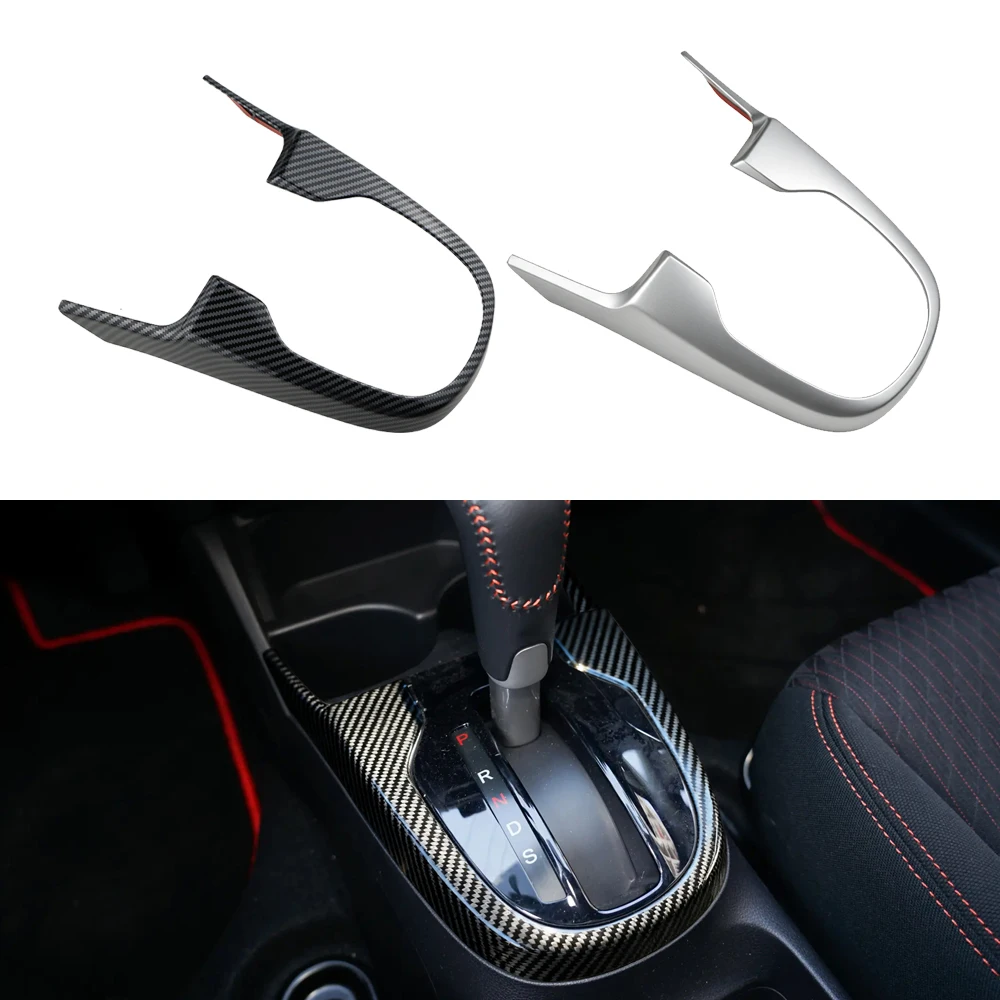 Car Gear Shift Panel Trim for Honda Jazz GK 2014 - 2025 Fit 2018 - 2024 AT Center Console Protection Sticker Cover Accessories