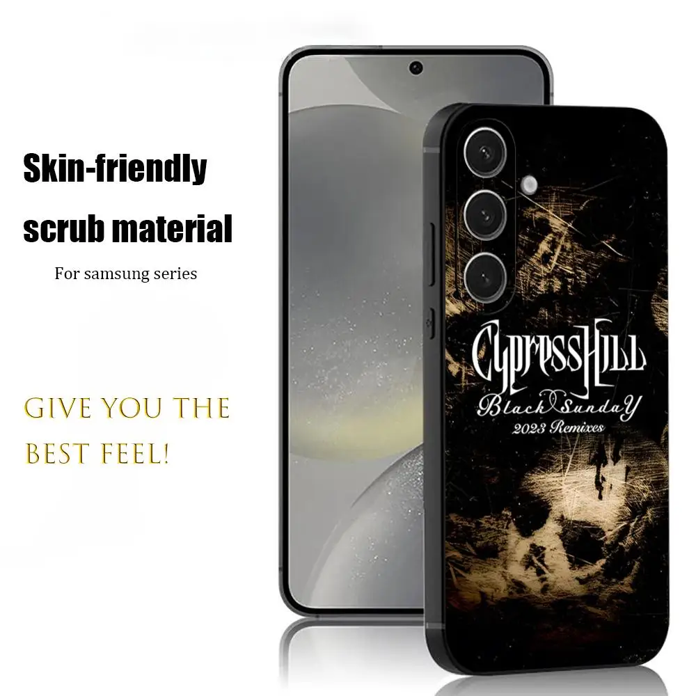Album Cypress hill Band Phone Case For Samsung Galaxy S26 S25 S24 S23 S22 S21 Plus Ultra Note20 Soft Black