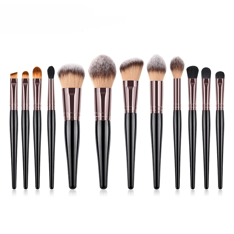 Conjunto de pincéis de maquiagem para base de alta qualidade, pincel de maquiagem profissional, pó líquido, sombra, vinco, corretivo, ferramentas cosméticas requintadas