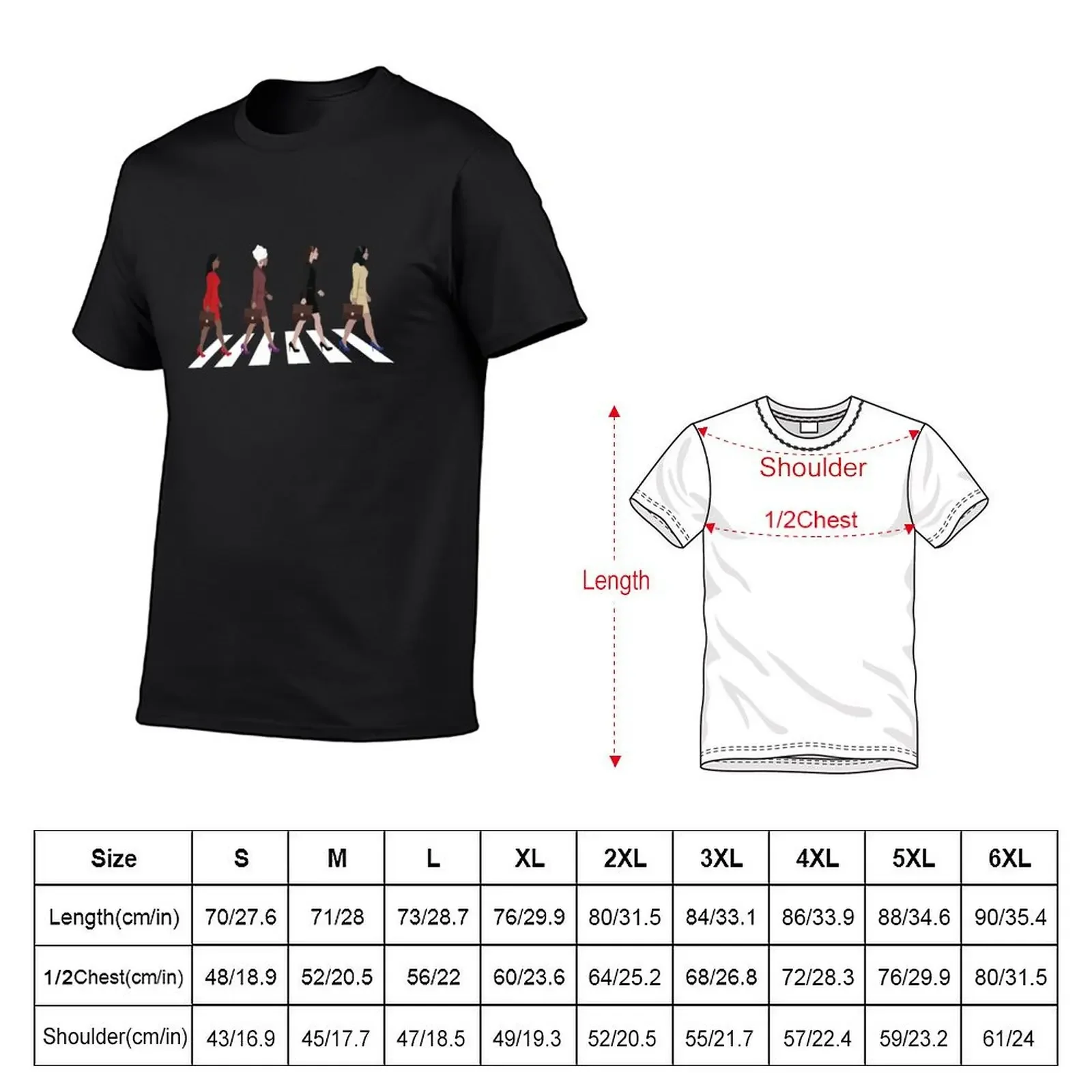 The Squad Crossing Road T-Shirt summer top tops basketball graphic tees mens designer t shirt