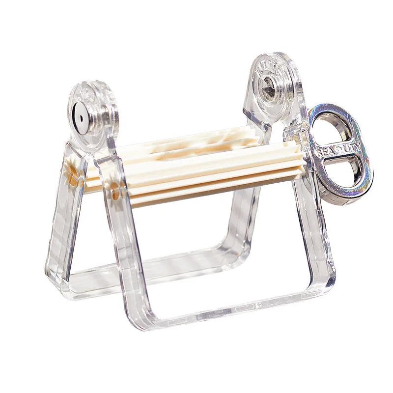 Presse-dentifrice, outil manuel, distributeur de tubes en plastique pour une presse facile, essentiel pour la salle de bain, pour les dentifrice et les crèmes au quotidien