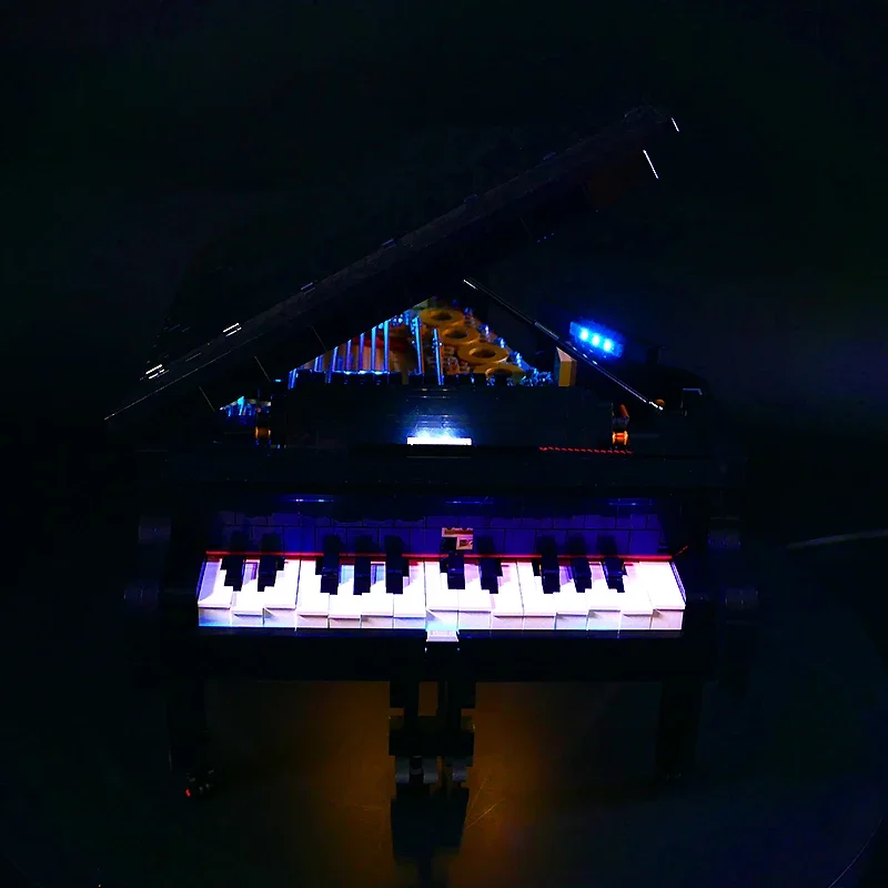 Kit luce LED RC fai-da-te per pianoforte a coda LEGO 21323 (solo luce LED, senza modello di blocchi)