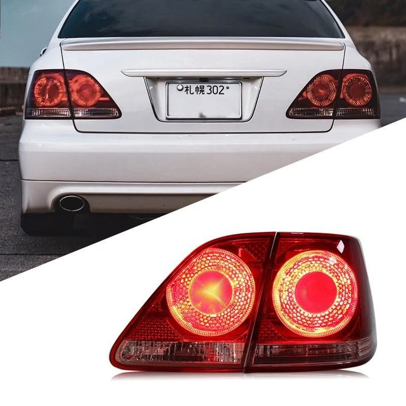 

Suitable for Toyota 03-09 Crown Tail Light Assembly 12th Generation Crown Modified LED Sungauge 184 Tail Light