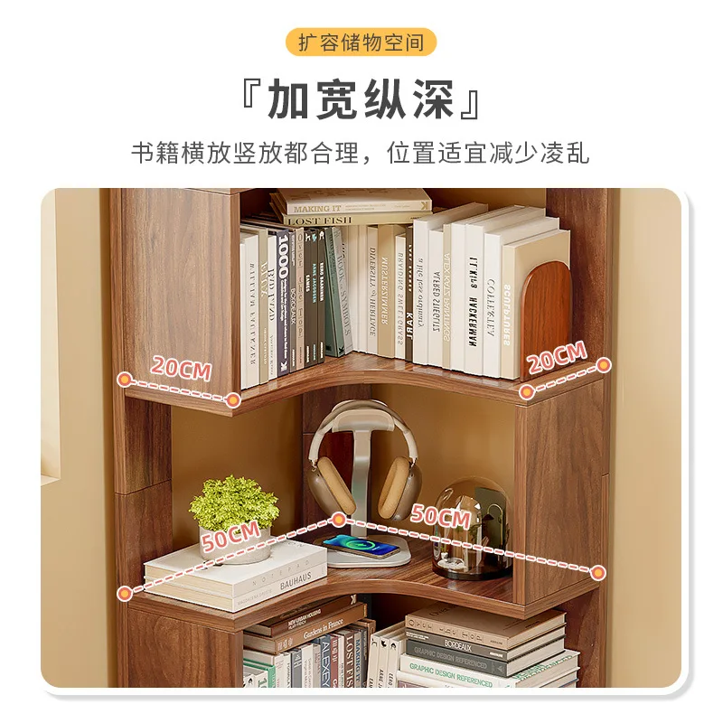 AOLIVIYA Multi Layer Shelf For Study Room Living Room And Bedroom Simple Storage Bookcase A9