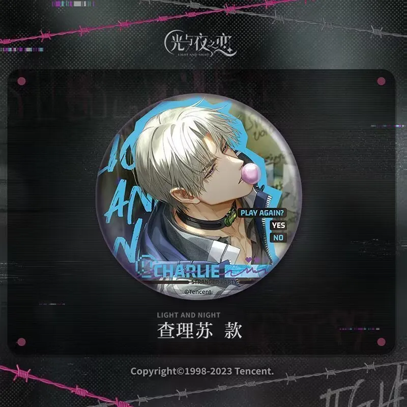 「光と夜の愛」周辺グッズ パッションシリーズ 小誼（シャオ・イー）チャーリー・スー・ジ・シ・リ・シャ・ミン・シン・ル・チェン バッジ・ブローチ