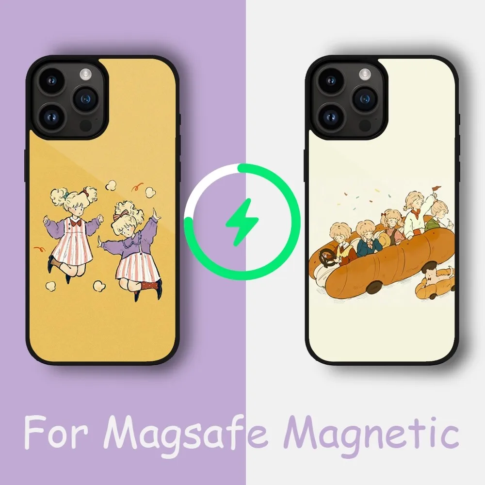 Friends Party Phone Case For iPhone 15 14 13 12 11 Pro Max Plus Phone Magnetic for Macsafe Cases Cover