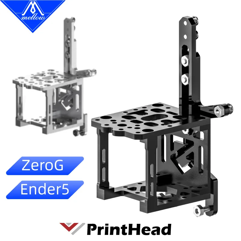 Mellow Alll Metal CNC ZeroG Printhead Bracket For Goliath Crazy Dragon Hotend Sherpa Extruder Mini Mercury Ender 5 S1 3D Printer