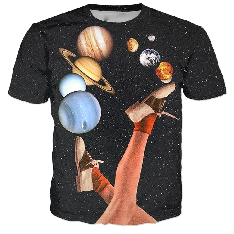 Martin Luther King Graffiti T-shirt Men Women Fashion Street Short Sleeve T Shirts 3D Print Personality Trend Funny New Tee Top