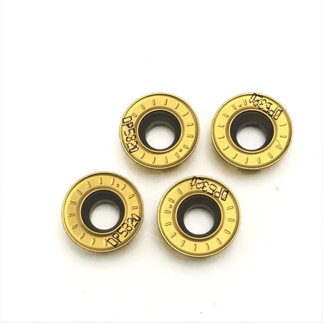 Inserções triangulares negativas do carboneto, torno do CNC, ferramentas de corte de Isca, RPMT1204-M-C, DP5320, 10 PCes