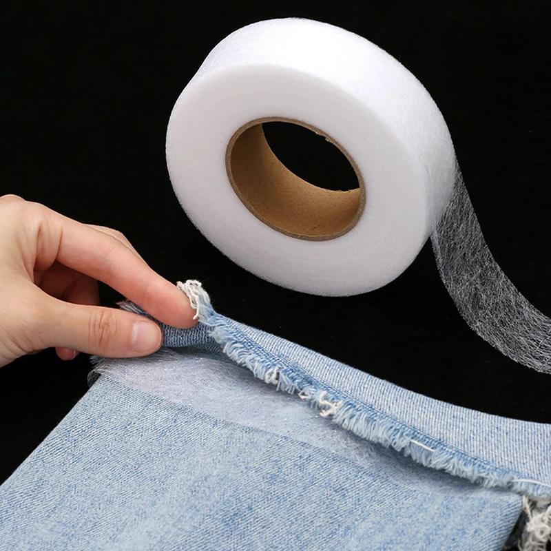 

Black & White Double-Sided Adhesive Interlining – Iron-On Hem Tape for DIY Sewing & Patchwork