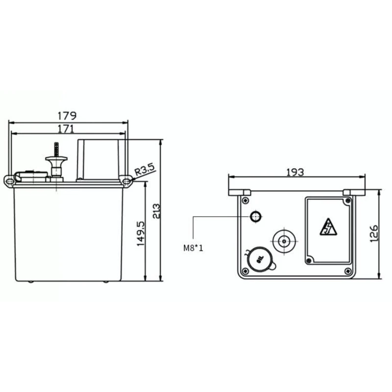 Electric Intermittent Lubrication Pump Automatic CNC Machine Tool Lubricator Lathe Milling Machine Lubricating Oil Pump 220V