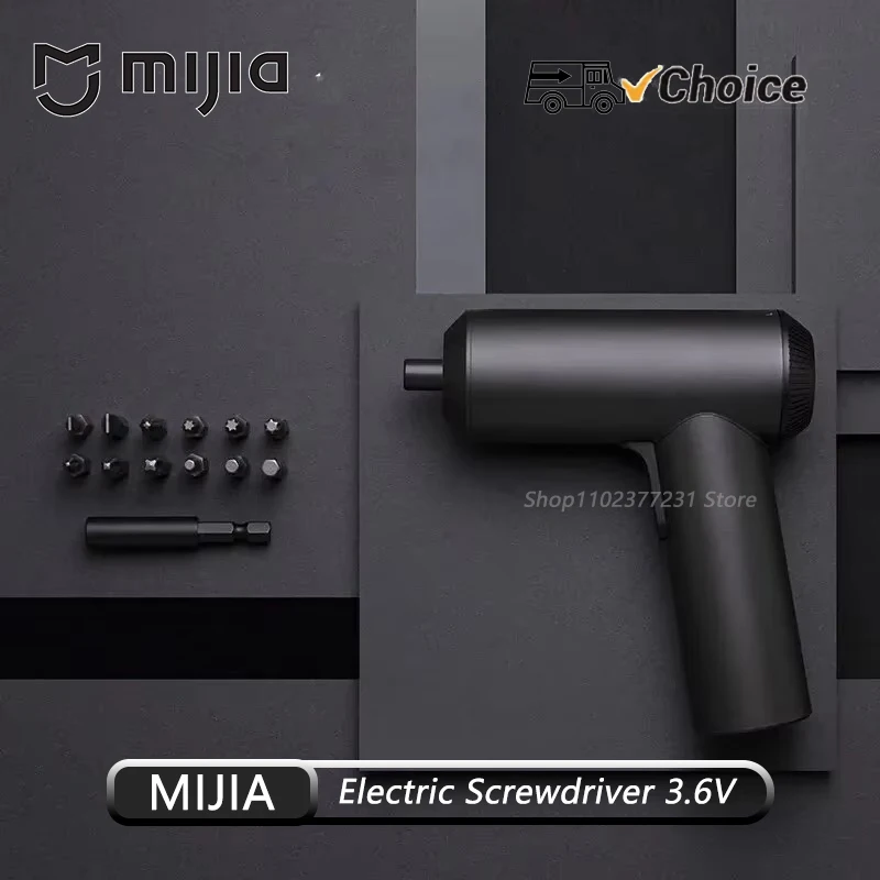 

Original MIJIA Electric Screwdriver 2000mah Battery Patent Cordless Design 5N.M Torque Cordless Rechargeable Screwdriver