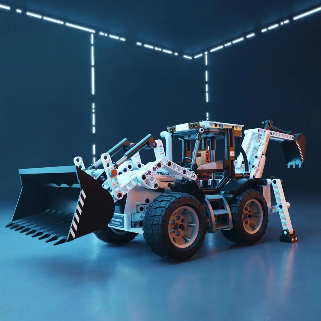 

Xiaomi Combined Excavator Loader Can Dig Can Shovel Excavator and Loader 2 In 1 New Mechanical Transmission Structure Youpin