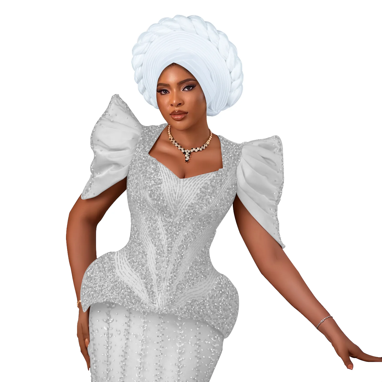 

Braid African Female Head Wraps Cross Ready to Wear Bonnet Nigeria Already Made Headtie Turbante Female Turban Cap for Women New