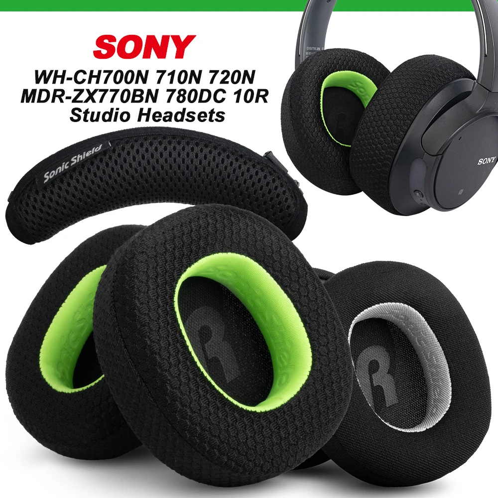 Nauszniki do słuchawek SONY WH-CH700N CH710N CH720N MDR-ZX770BN MDR-ZX780DC, zamiennik, kompatybilna wersja, gąbka proteinowa