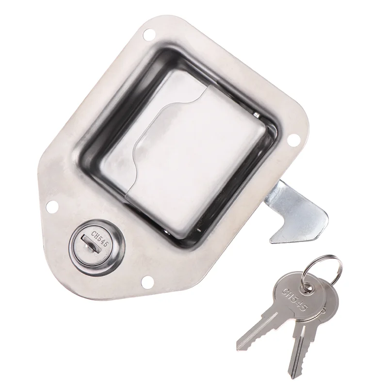 

Защелка ящика для инструментов грузовика, сменная защелка ящика для инструментов из нержавеющей стали, сменная ручка замка весла с ключами для грузовика