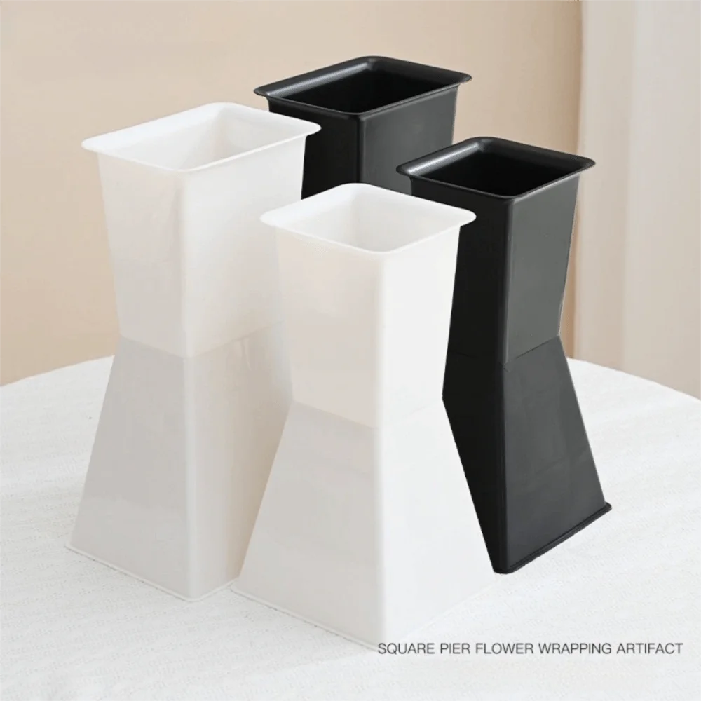 Square Bouquet Packaging Base DIY Plastic Wrapped Flower Artifact Flower Arrangement Flowers Packaging Material