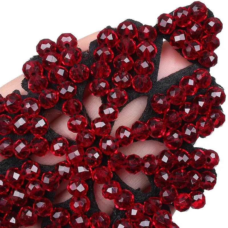 

2 шт./новая ткань ручной работы из бисера с погонами DIY хрустальная стеклянная бусина корсаж пальто одежда пальто сумка аксессуары для вышивки бисером