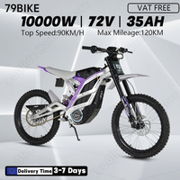 79BIKE Falcon Pro Electric Motorcycle 10000W 72V 35Ah Snow Mountain Off-Road Electric Bike Adult Ebike All Terrain E-Motorcycle