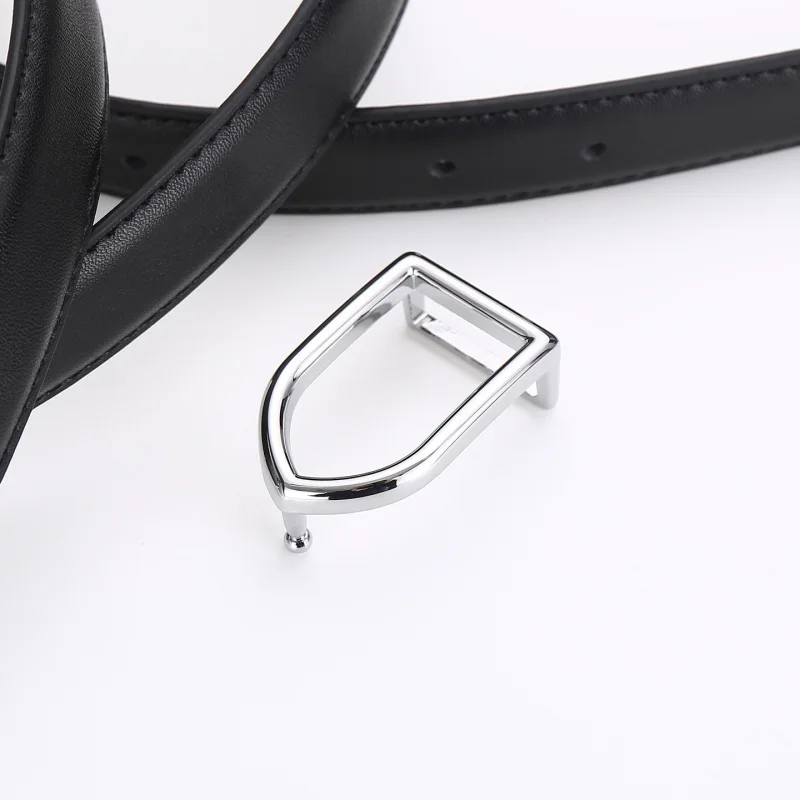 Leather Belt for Women, Versatile Decorative Cowhide, New Style Belt, High-End Feeling for Ladies, Commuting Fashion Jeans Belt