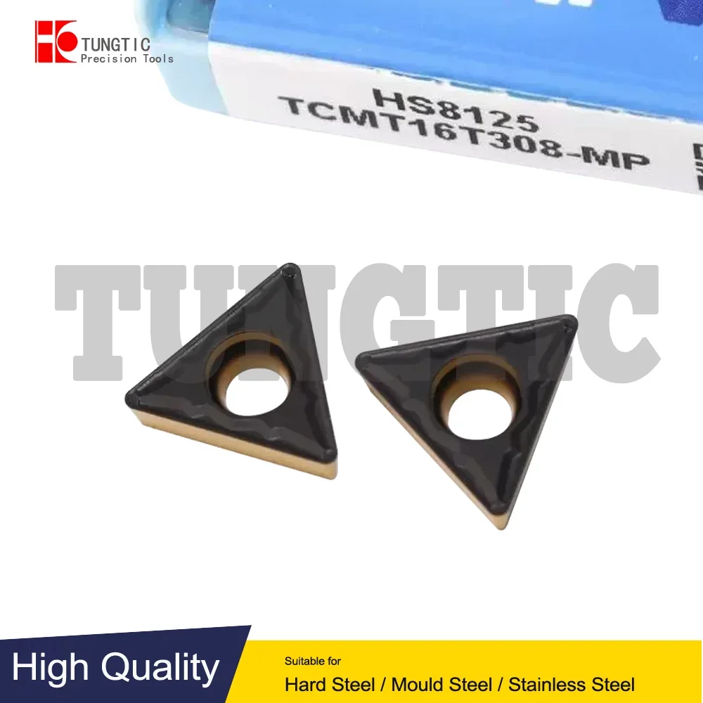 

TCMT16T304-MP TCMT16T308-MP HS7225 HS7125 HS8125 Carbide Turning Cutter Lathe Tools Inserts Machining Metal TCMT 16T304