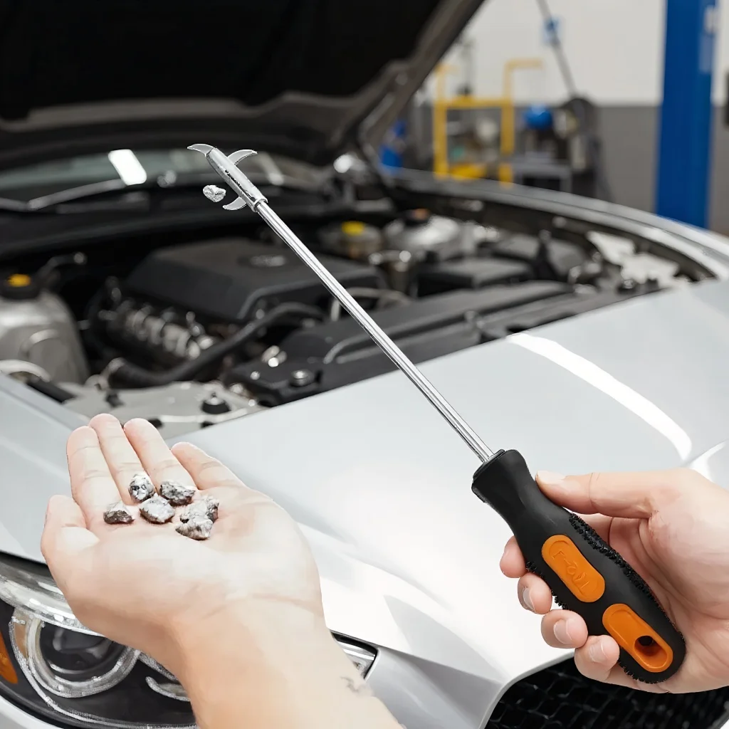 أداة تنظيف حجر إطارات السيارة - خطاف تنظيف الأخدود لإزالة الحجر