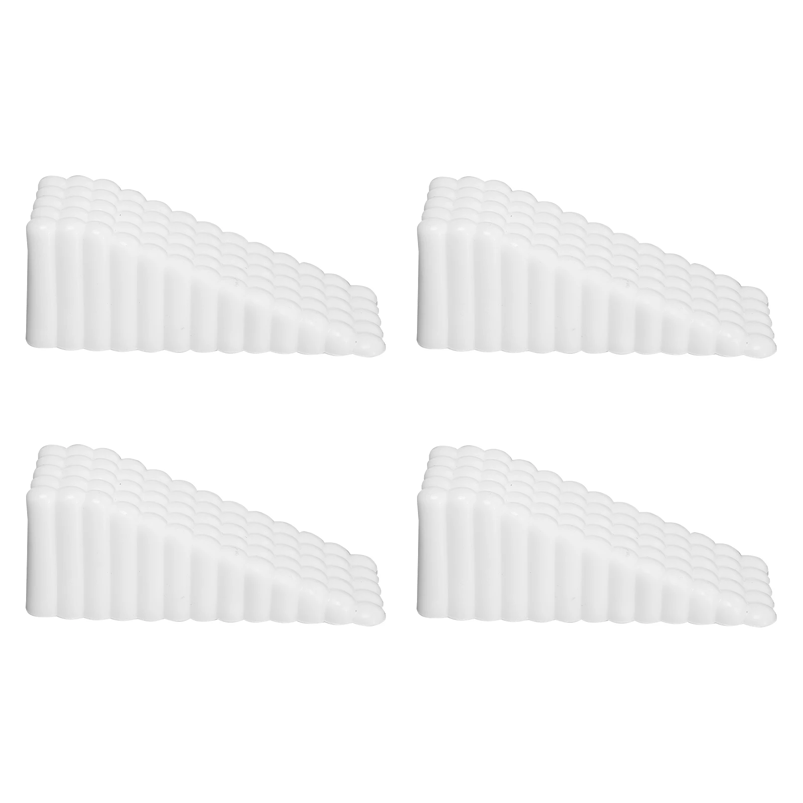 

4 Pcs Silicone Door Stop Blocker Stoppers for Doorstop Floor Wedge Draft Wedges Safe Environmental AntiSlam Toddler Proof Home