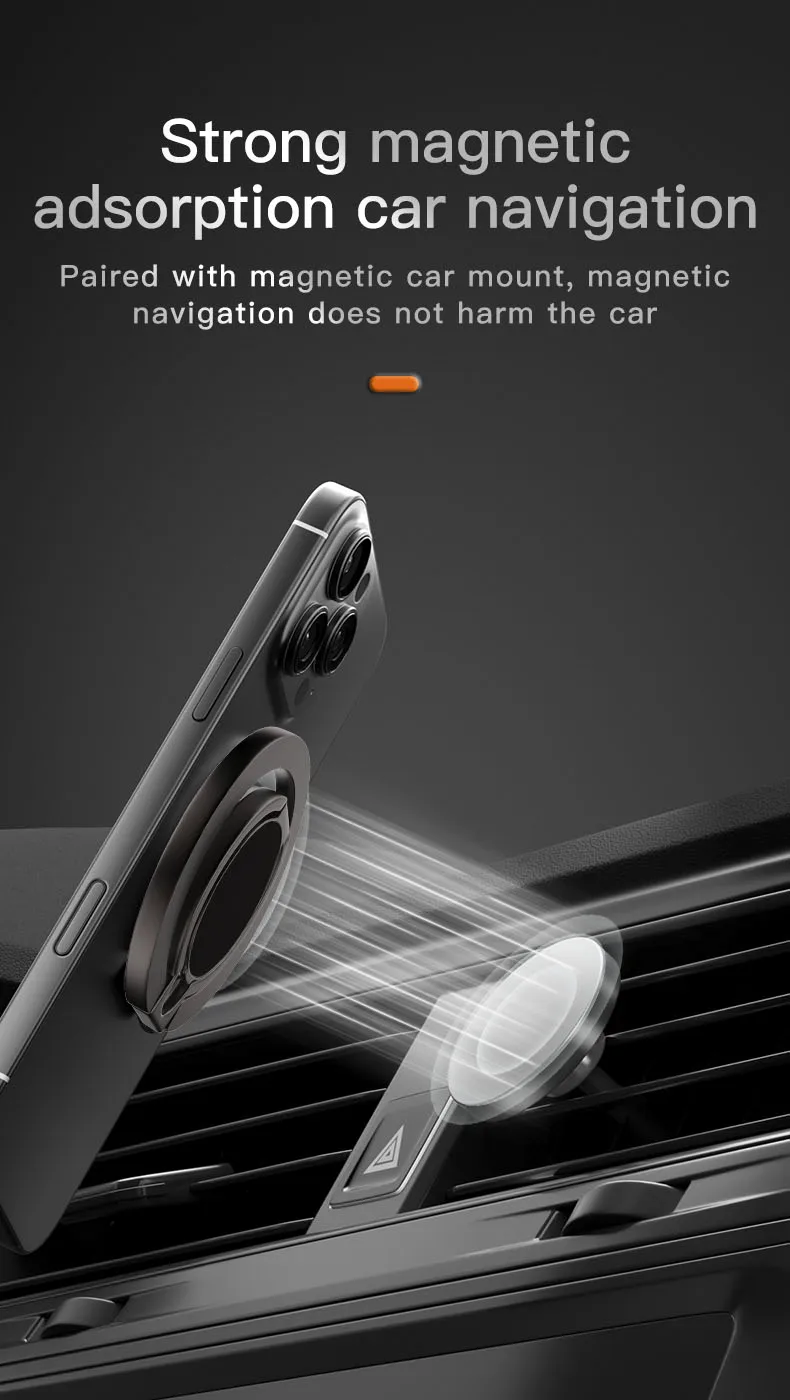 Für Magsafe Handy Griff Doppelseitige Magnetische Ring Telefon Halter Handys Ständer Telefon Zubehör Unterstützung Telefon Grip Tok – Detail 25