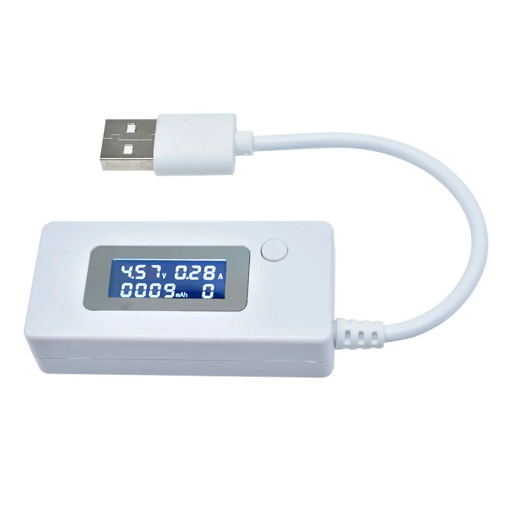 DC 4-30V LCD USB Detector Voltmeter Ammeter Mobile Power Charger Capacity Tester Meter Voltage Current Meter Charging Monitor