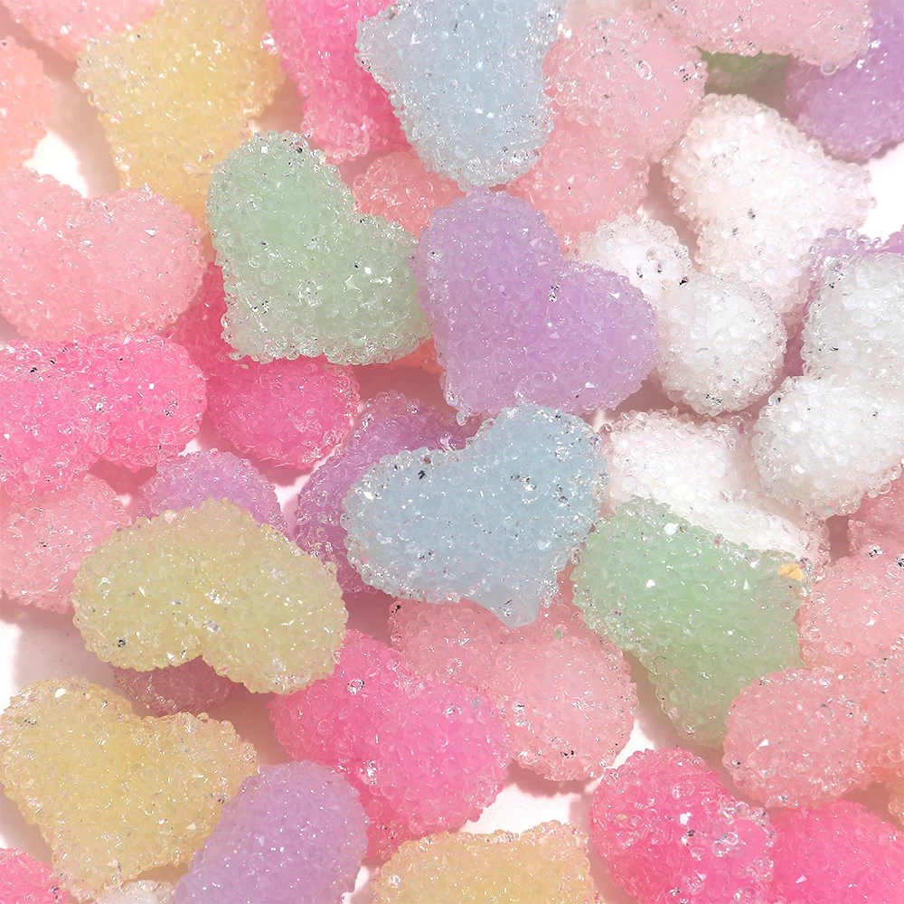 Gummy Candy - 10 peças de contas coloridas em