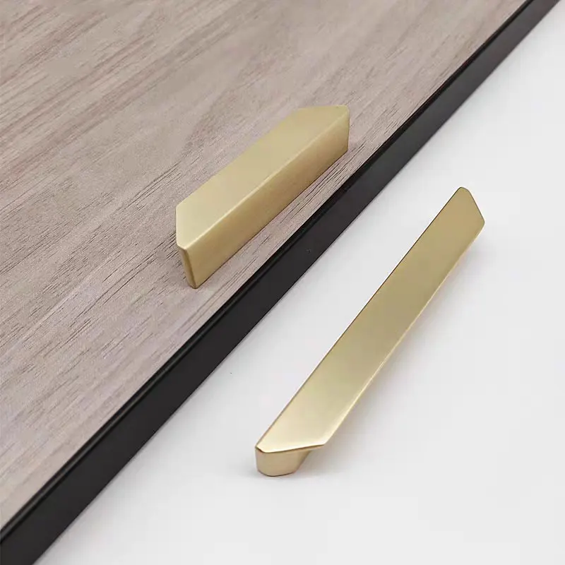 

Brushed Brass Cabinet Knobs and Handles Wardrobe Dresser Pulls Kitchen Cupboard Door Knobs Modern Furniture Hardware 32mm/64mm