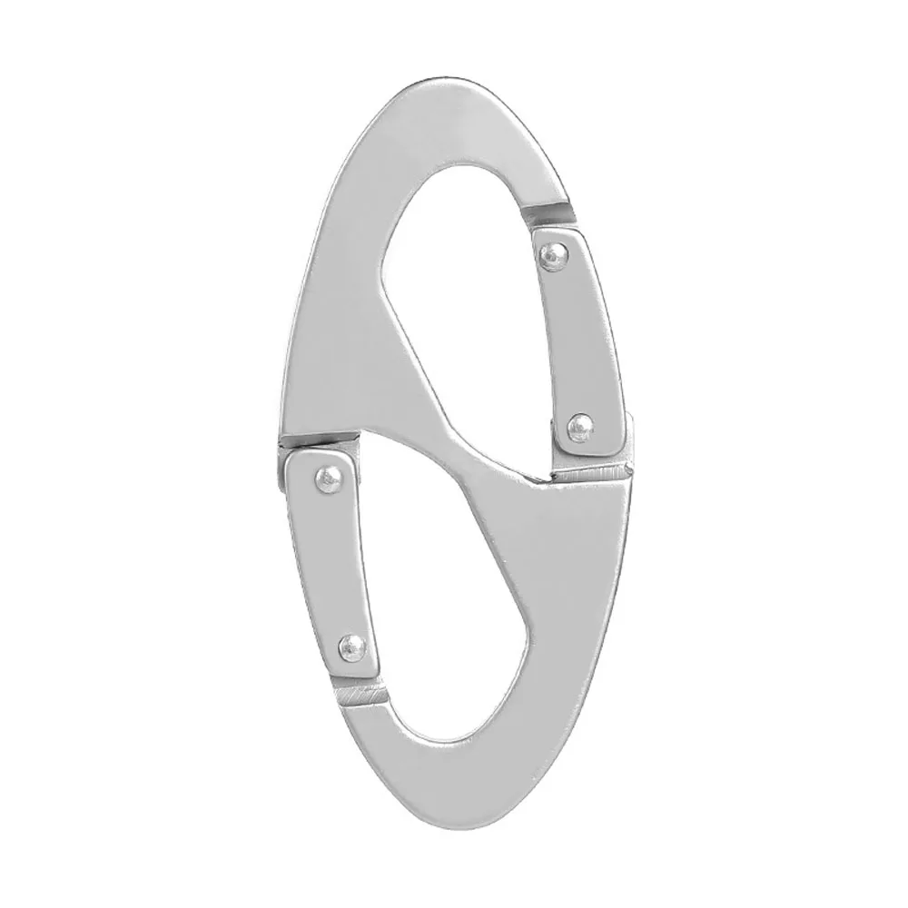 

8 Word Safe Survival Tool Survival Clip Mountaineering Locking Carabiner Hook 8 Shape Carabiners Clip