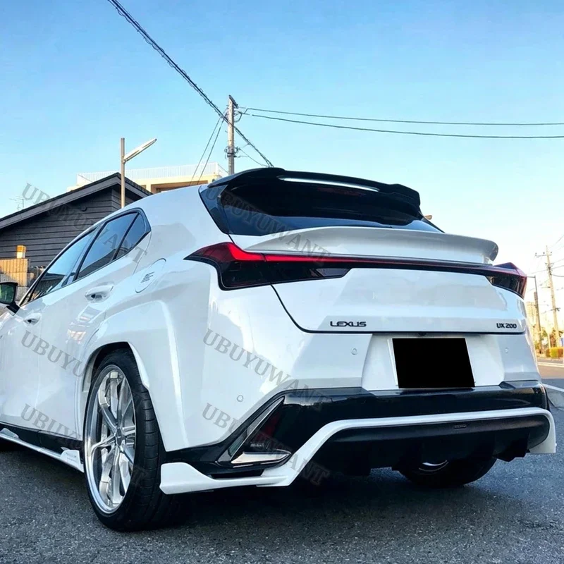 Image of AR-Stil für LEXUS UX UX200/UX250h/UX260h 2019+ Heckklappenlippe aus Kohlefaser, Flügelspoiler, Auto-Styling